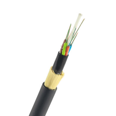 Cable de fribra óptica al aire libre del PE, Spam del cable los 50M Spam 100 de la fibra de ADSS
